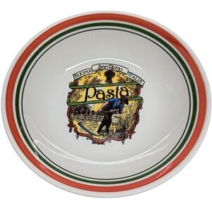 Vintage Himark Buona San Remo Italia Pasta 12" Serving Bowl Made In Italy